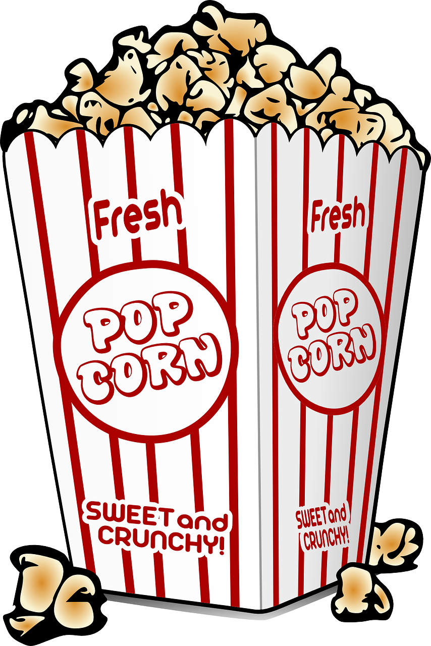 Popcorn (Basso Contenuto di Grassi e Sodio, Cotti al Microonde)