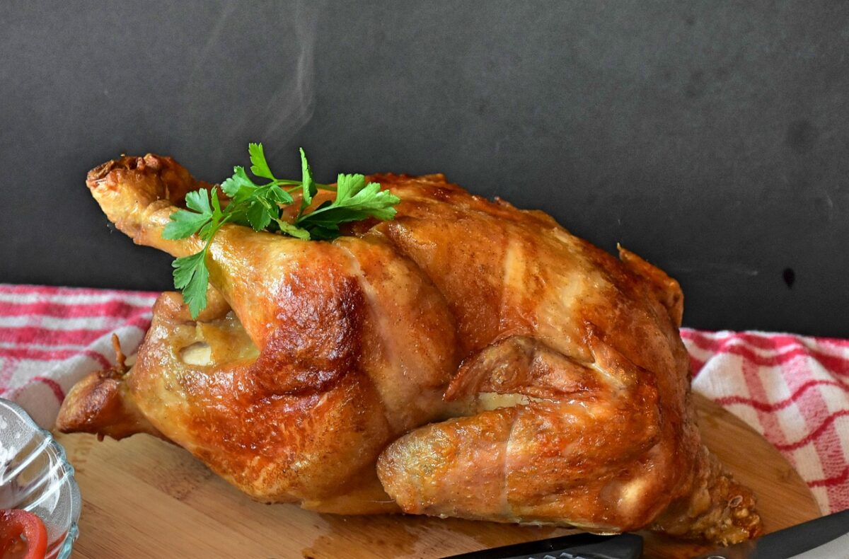 Coscetta di Pollo Arrosto al Forno o alla Griglia (Mangiata con la Pelle)
