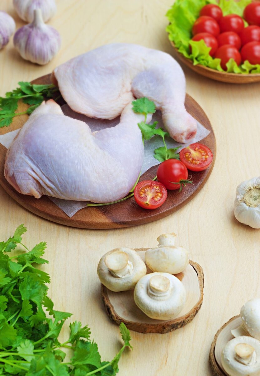 Coscia di Pollo, Carne