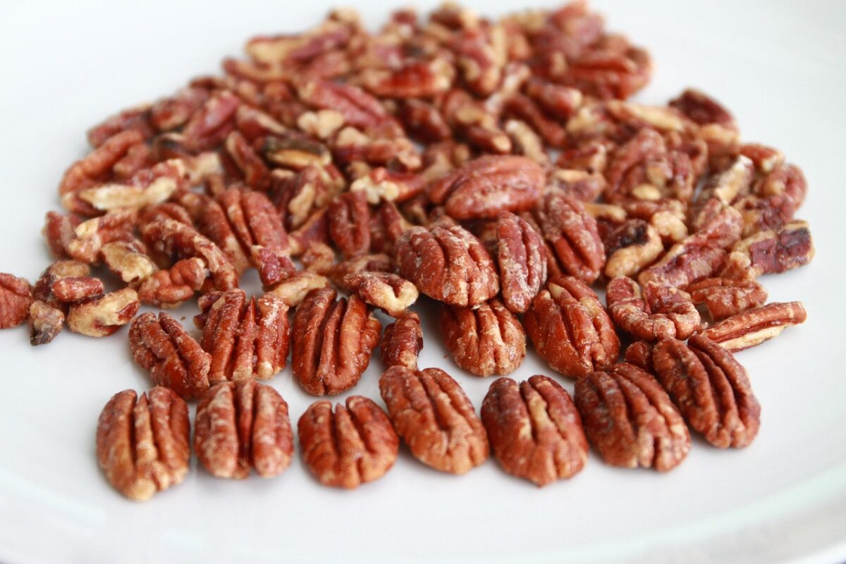 Noci Pecan Tostate a Secco (con Aggiunta di Sale)