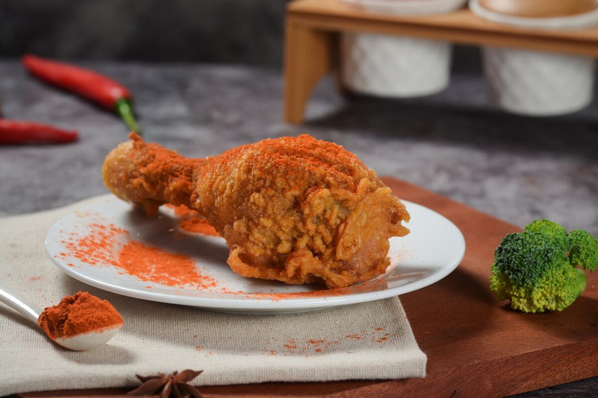 Coscia di Pollo Fritta senza Pastella (Mangiata con Pelle)