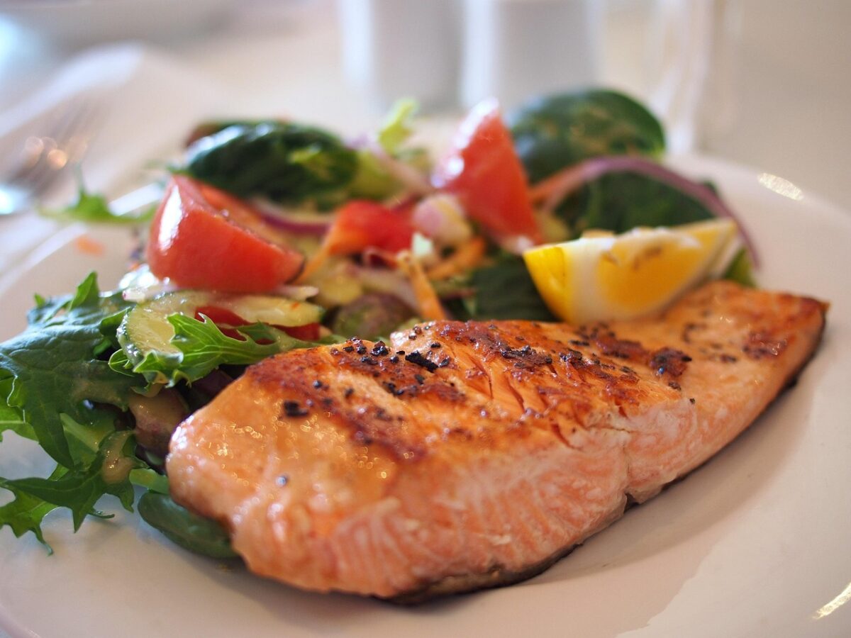 Salmone al vapore gluten free