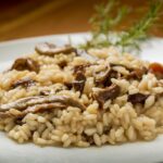 Risotto funghi e salsiccia