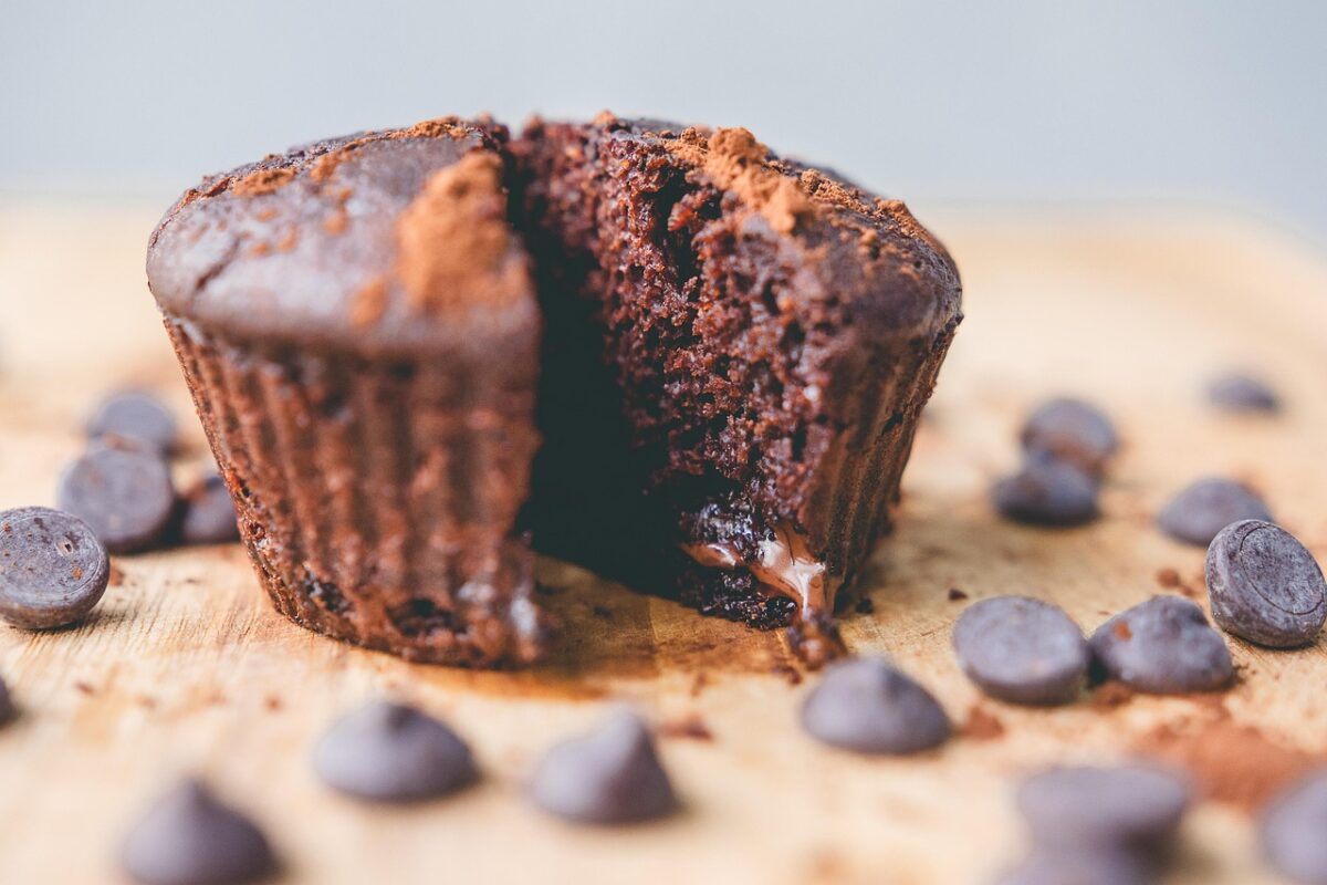 Muffin alle mele e cioccolato senza glutine