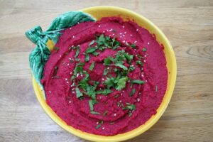 Hummus di barbabietola