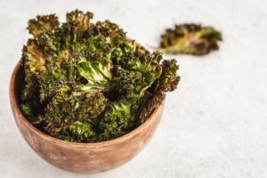 Chips di cavolo nero al forno gluten free