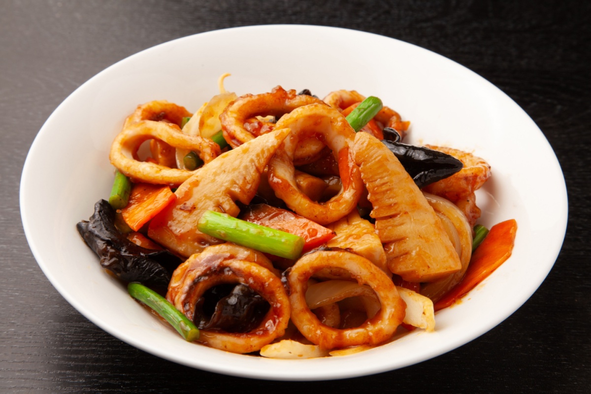 Anelli di calamari e patate