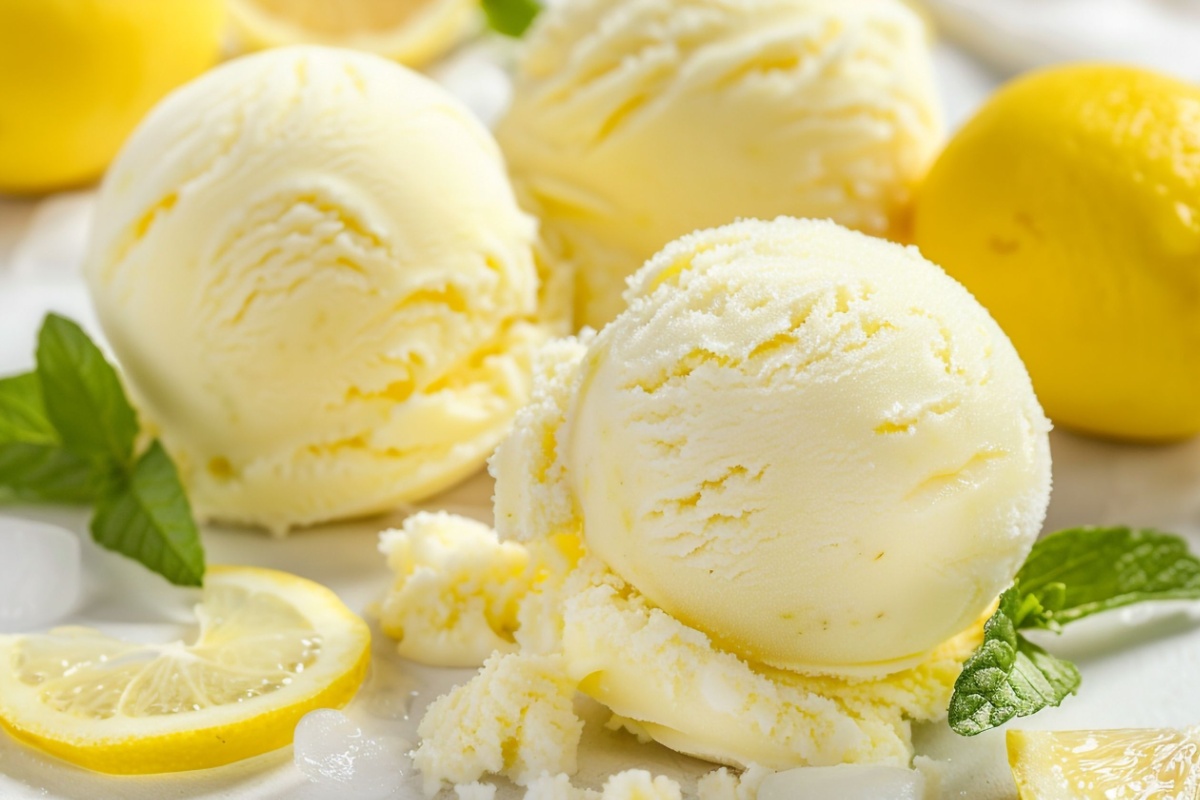 Sorbetto al limone senza albumi