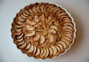Torta di mele gluten free e sugar free, e si prepara in 5 minuti!