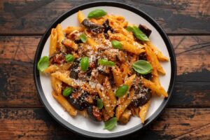 Pasta con le melanzane