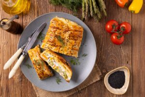 Strudel di asparagi senza glutine