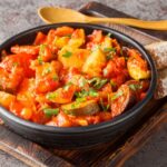 Patate e peperoni cruschi