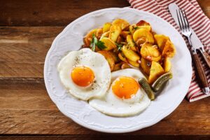 Uova, Speck e Patate Senza Glutine