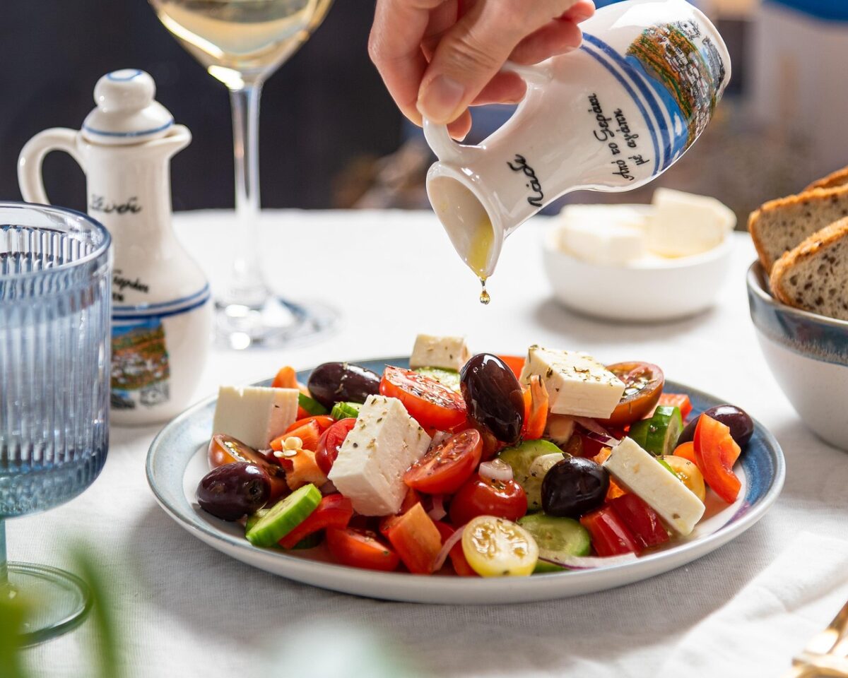 Insalata di grano saraceno, cannellini e zucchine