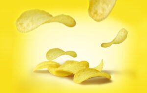 Chips di patatine fritte super croccanti