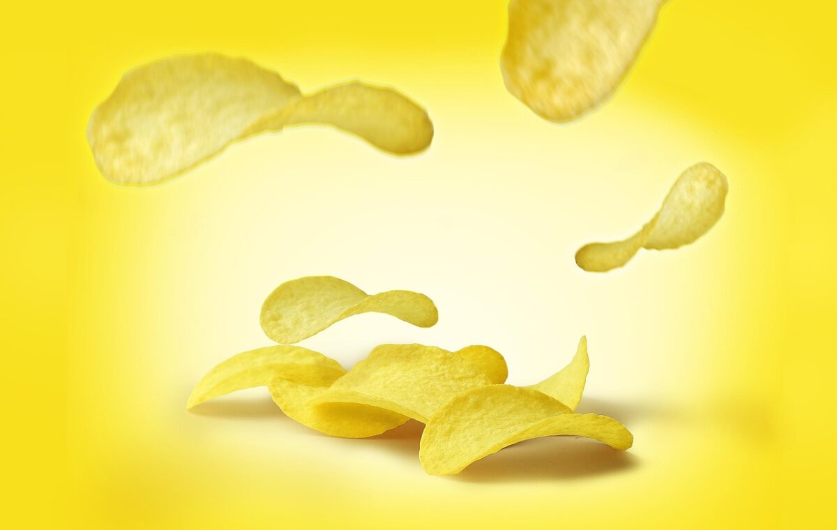 Chips di patatine fritte super croccanti