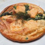 Frittata con porro e friggitelli (senza glutine)