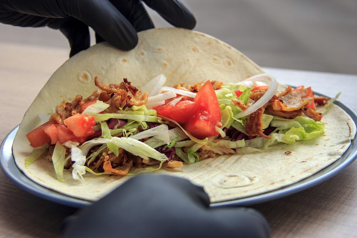 Wraps ripieni senza glutine