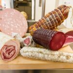 Spaghetti senza glutine con mortadella e pistacchi