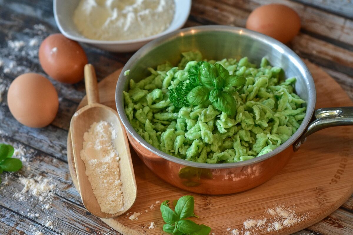 Spätzle con albumi senza glutine