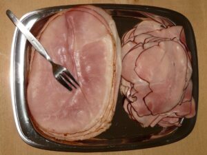 Parmigiana di patate e prosciutto cotto